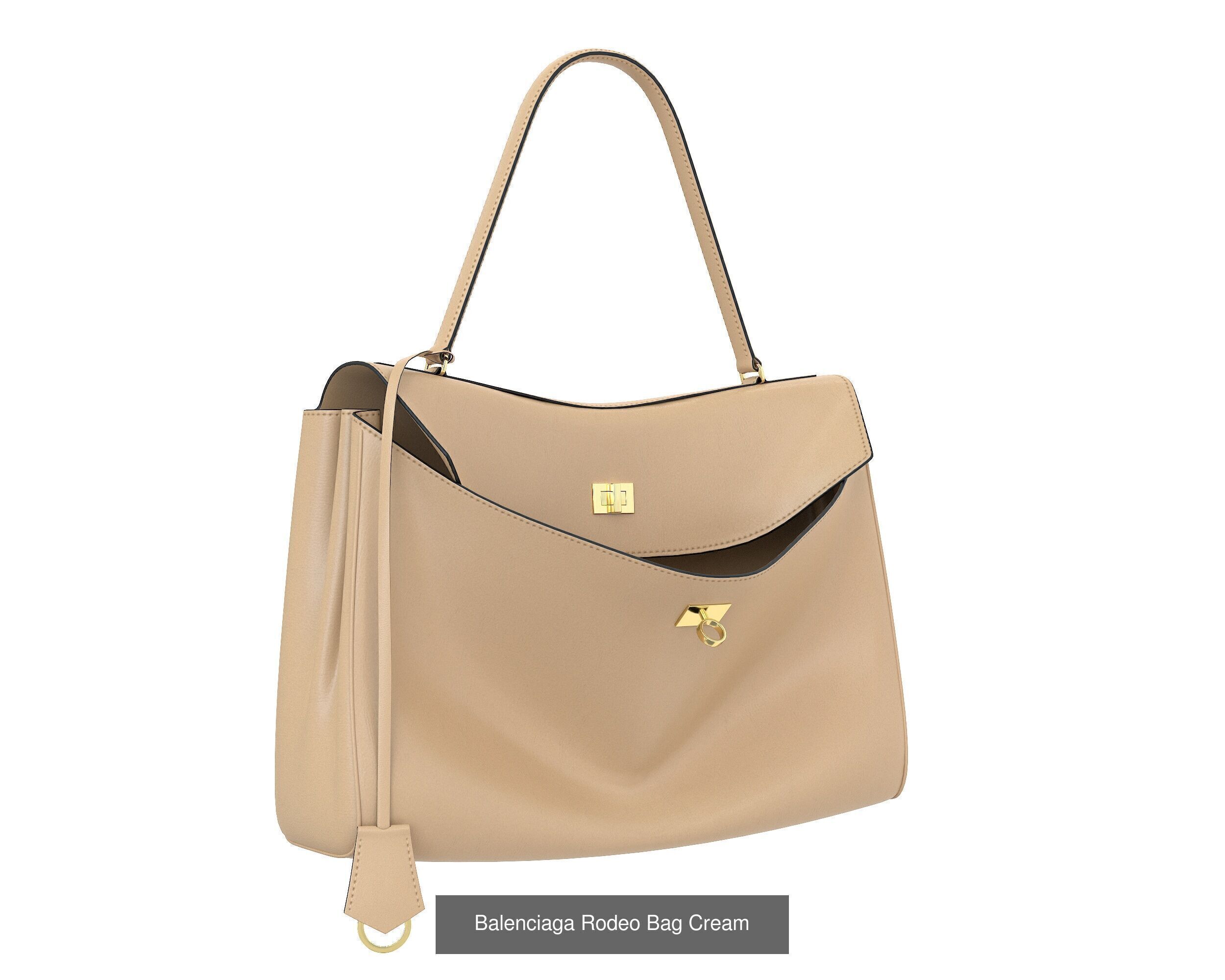 Balenciaga Rodeo Bag  3D Model Collection_5