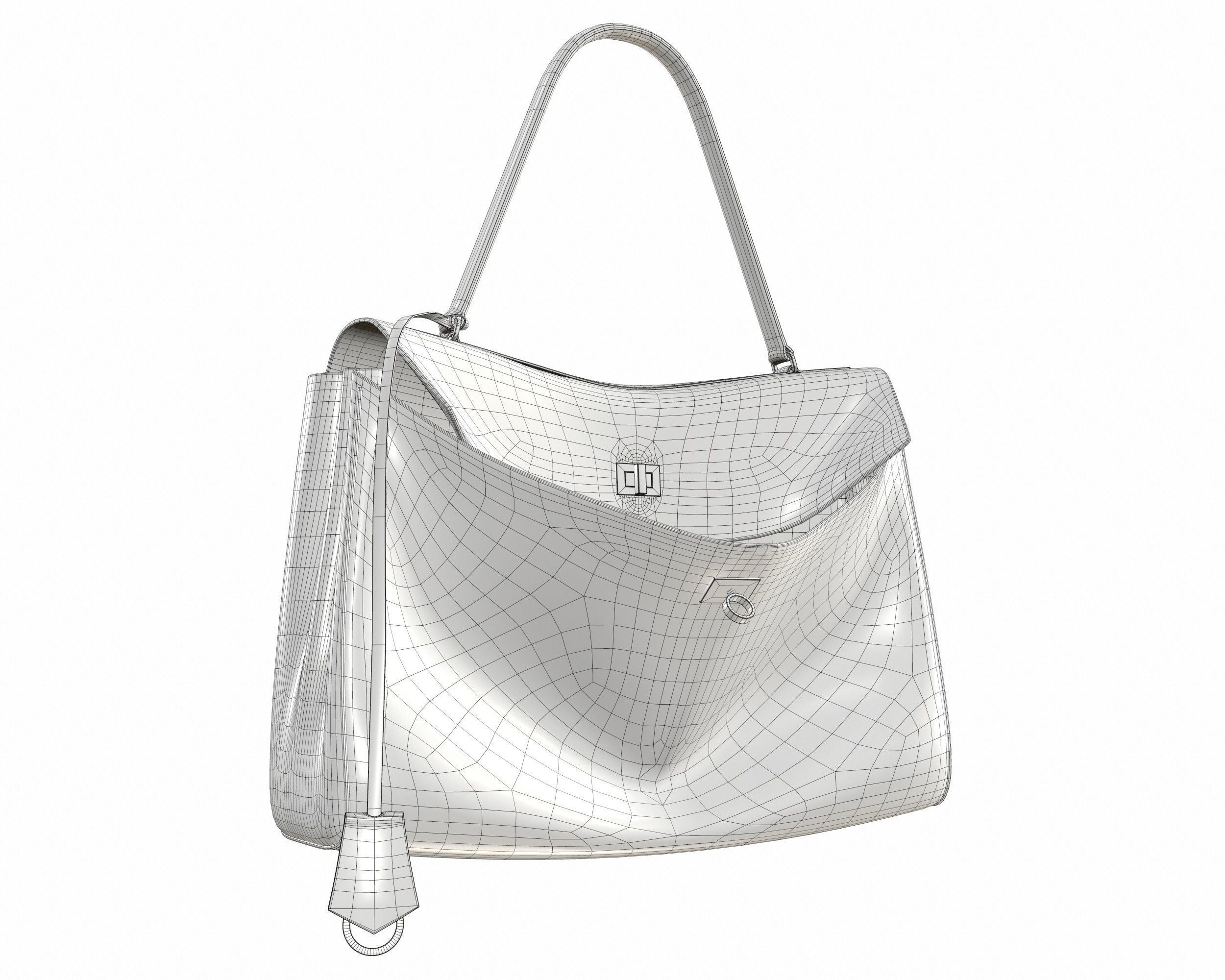 Balenciaga Rodeo Bag  3D Model Collection_16