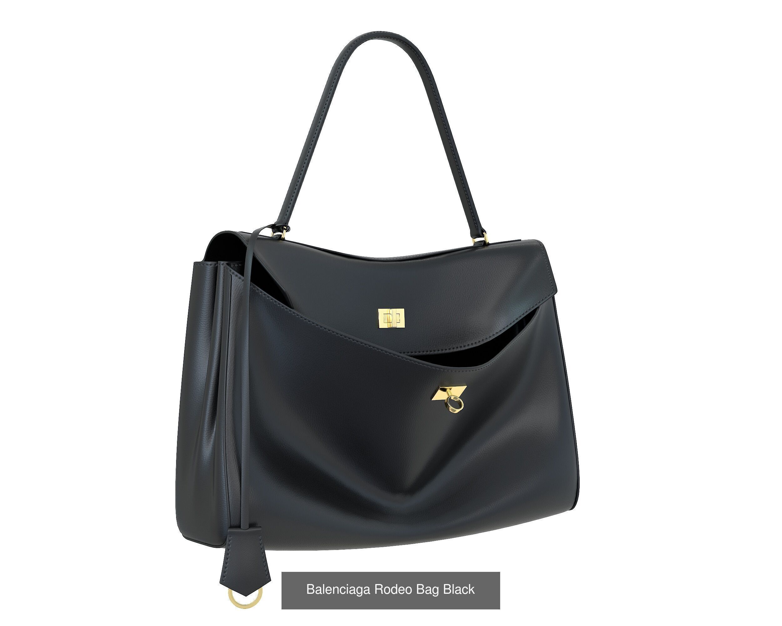 Balenciaga Rodeo Bag  3D Model Collection_2