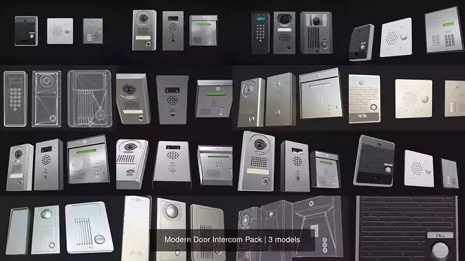 Modern Door Intercom Pack