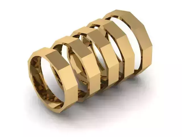 Gold Ring Jewelry Ring stl 3dm 3dprintmodel