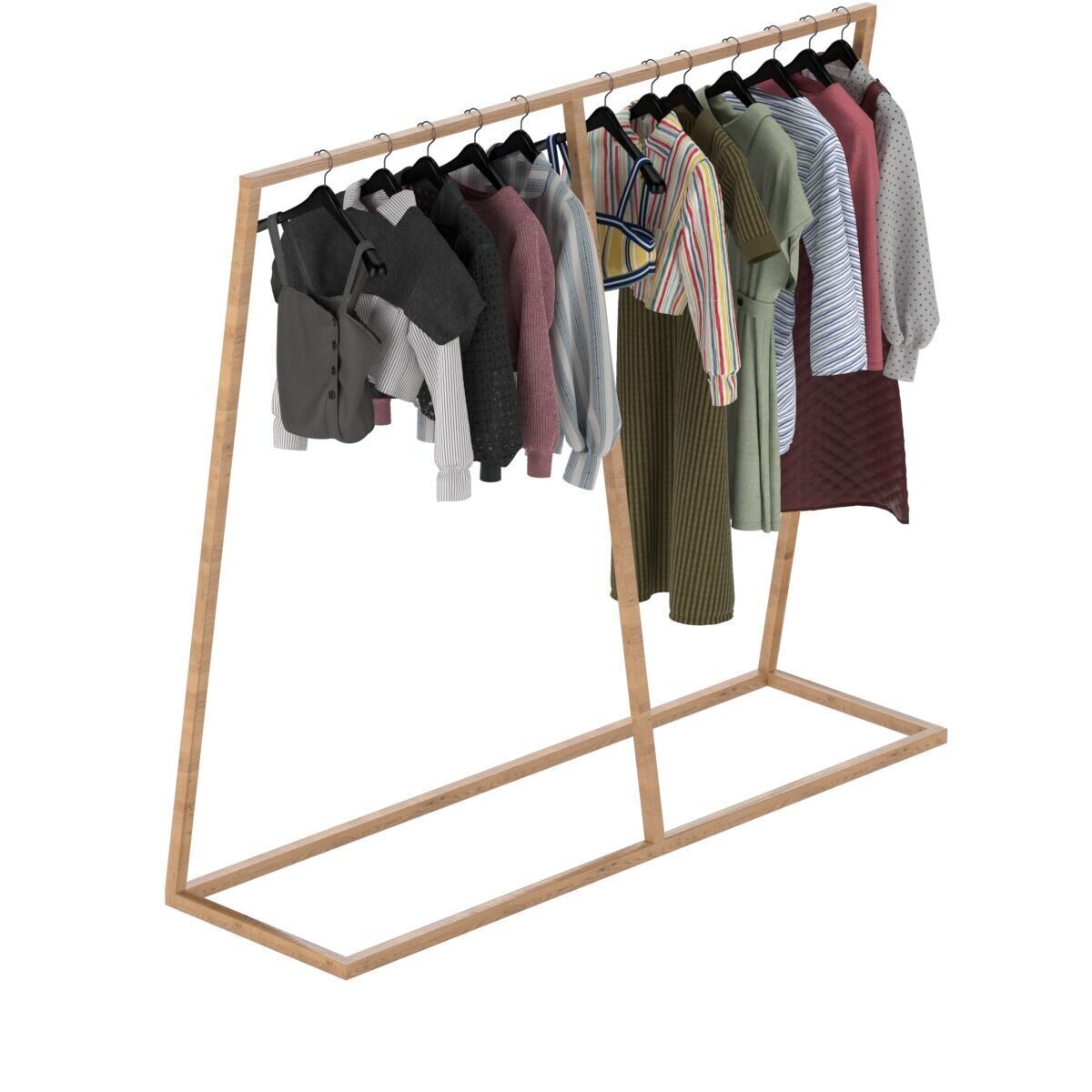 Mannequin Set Vol 019 Low-poly 3D model_5