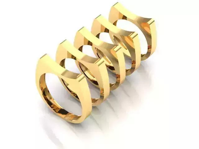 Gold Ring Jewelry Ring stl 3dm 3dprintmodel