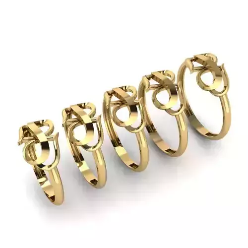 Gold Ring Jewelry Ring stl 3dm 3dprintmodel