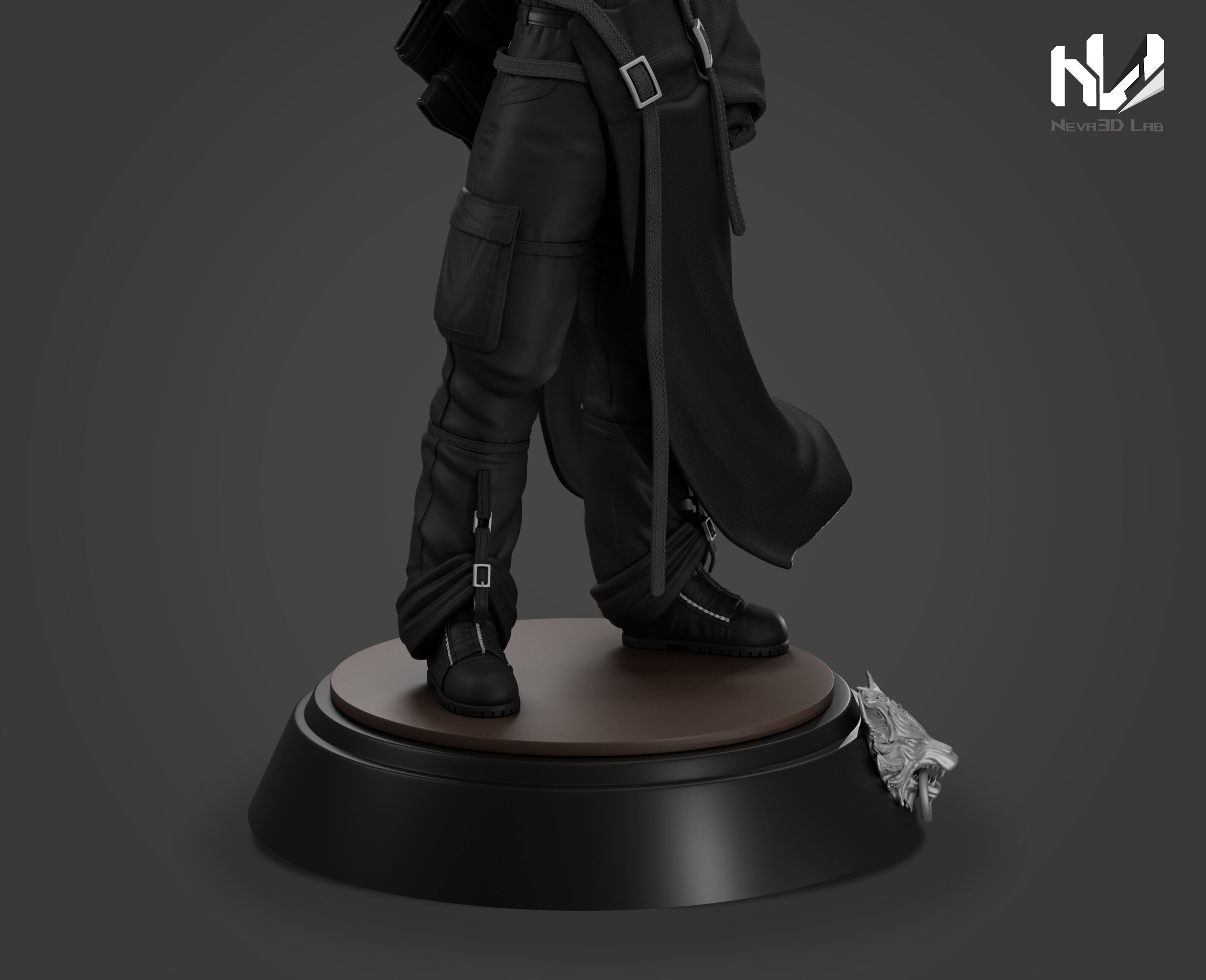 Cloud Strife STL - Final Fantasy 7 Advent Children 3D print model_7