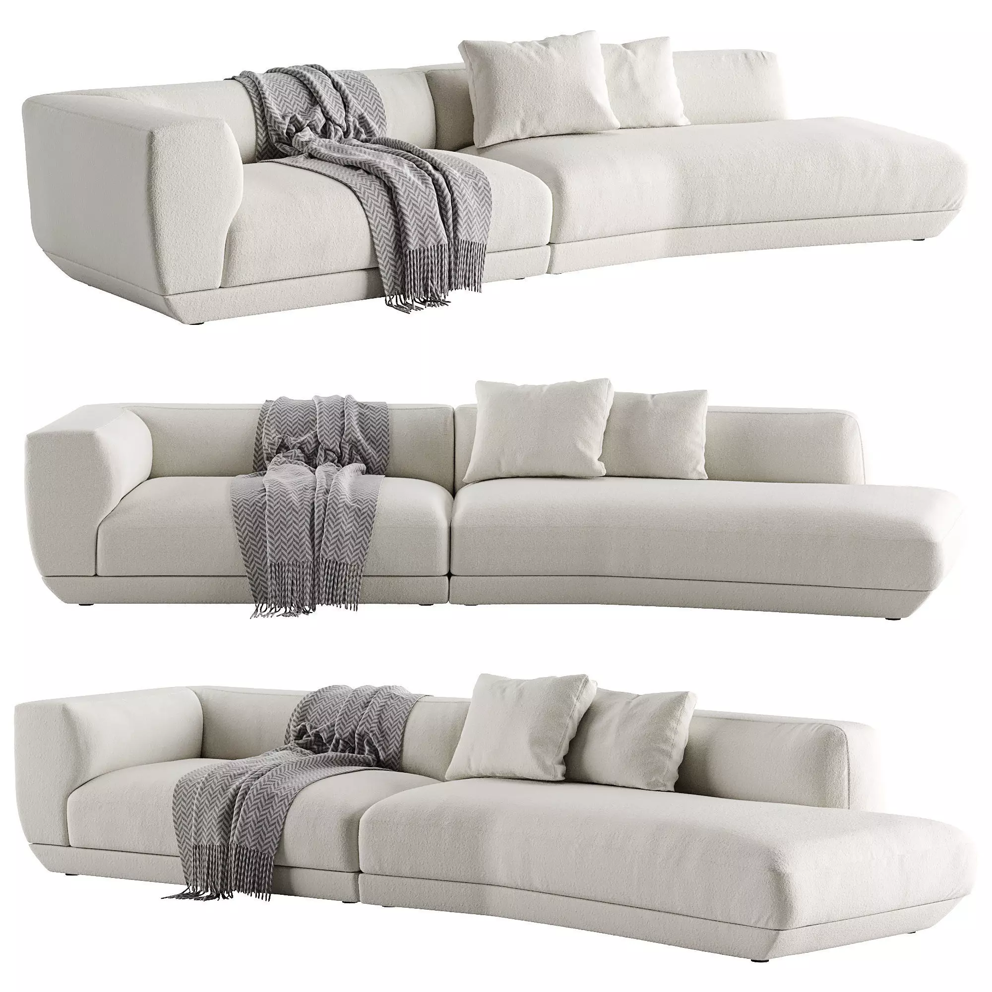 Sofa Loungescape 3D model_0