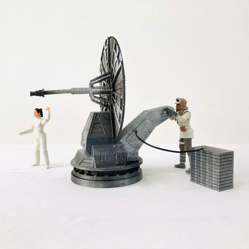 1-4 FD P-Tower Hoth Radar Laser Cannon 3D print model