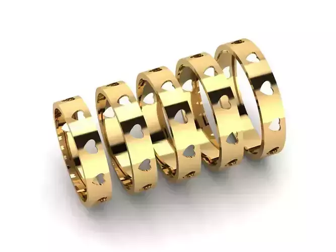 Gold Ring Jewelry Ring stl 3dm 3dprintmodel 3D print model