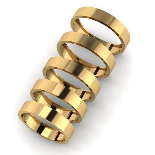 Gold Ring Jewelry Ring stl 3dm 3dprintmodel 3D print model