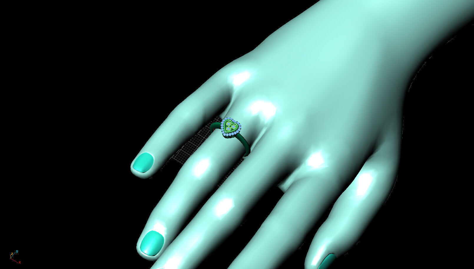 Ring 5374 3D print model_4