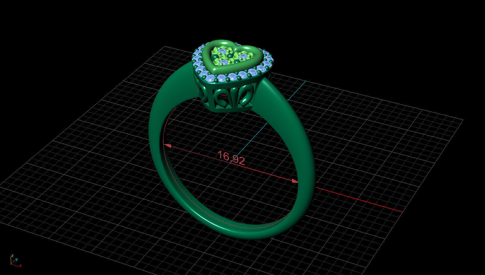 Ring 5374 3D print model_3