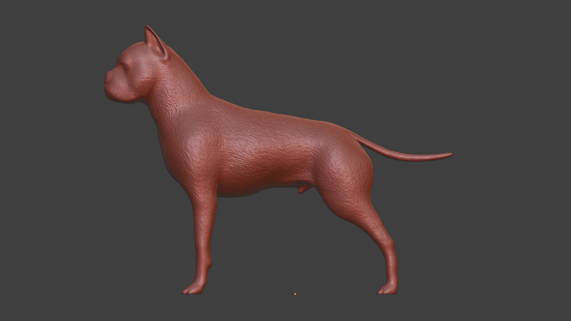 3D Print Ready German Boxer Dog Toy Model 3D print model_7