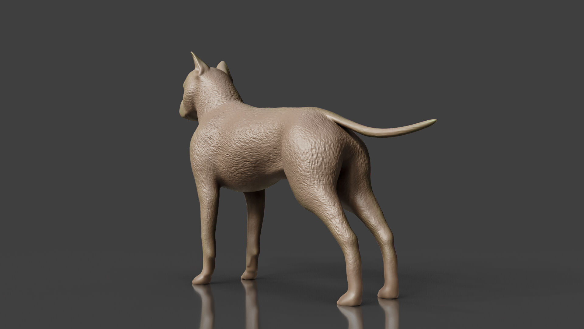 3D Print Ready German Boxer Dog Toy Model 3D print model_3