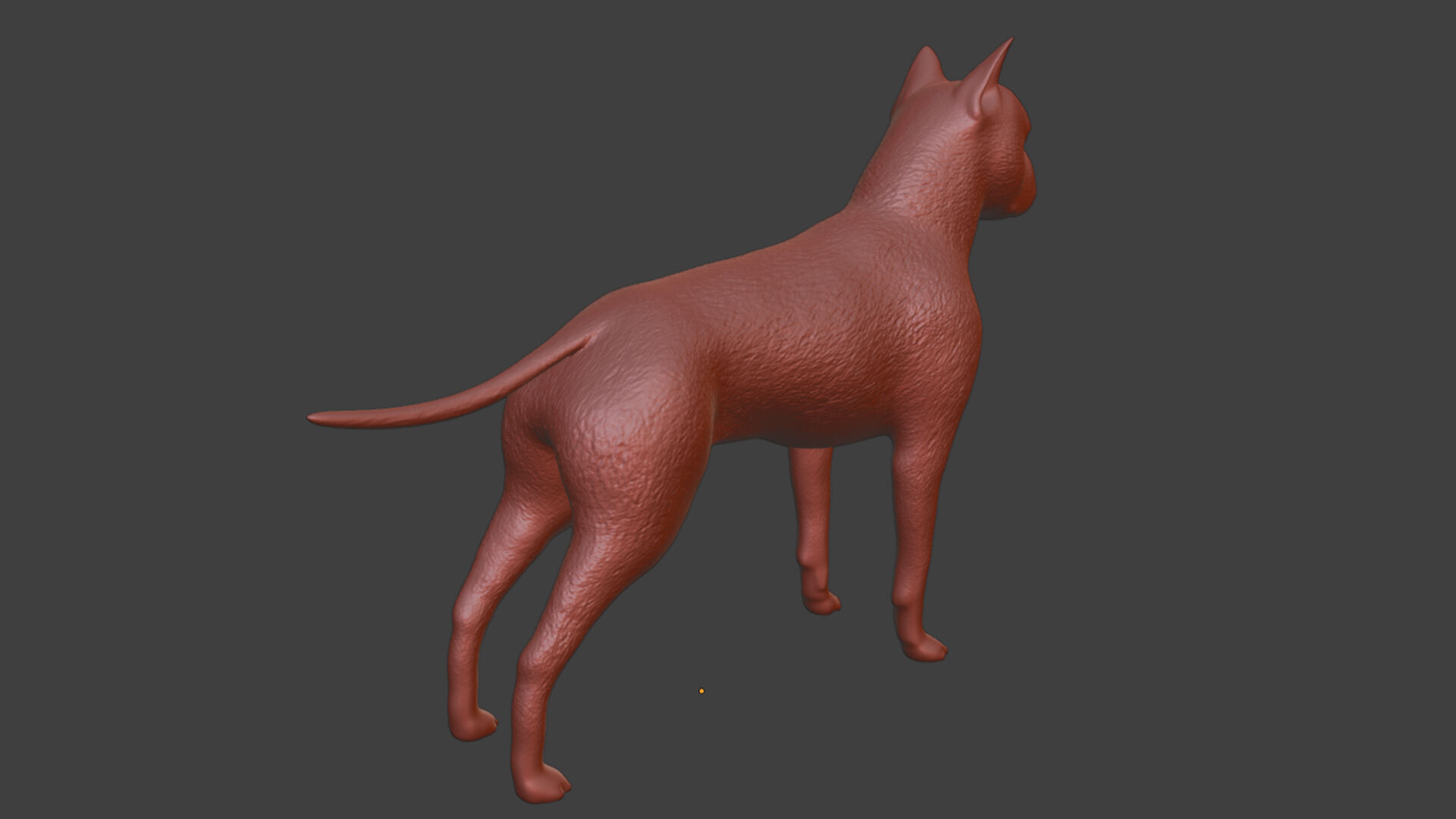 3D Print Ready German Boxer Dog Toy Model 3D print model_8