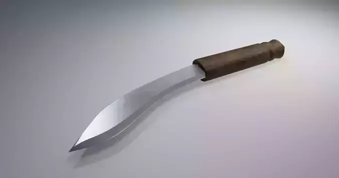 Knife of fighting knife weapon free 3D model 