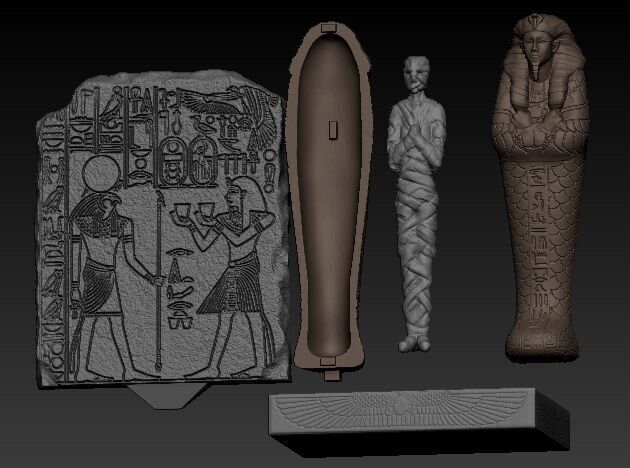 SARCOPHAGUS - EGYPT 3D print model_3