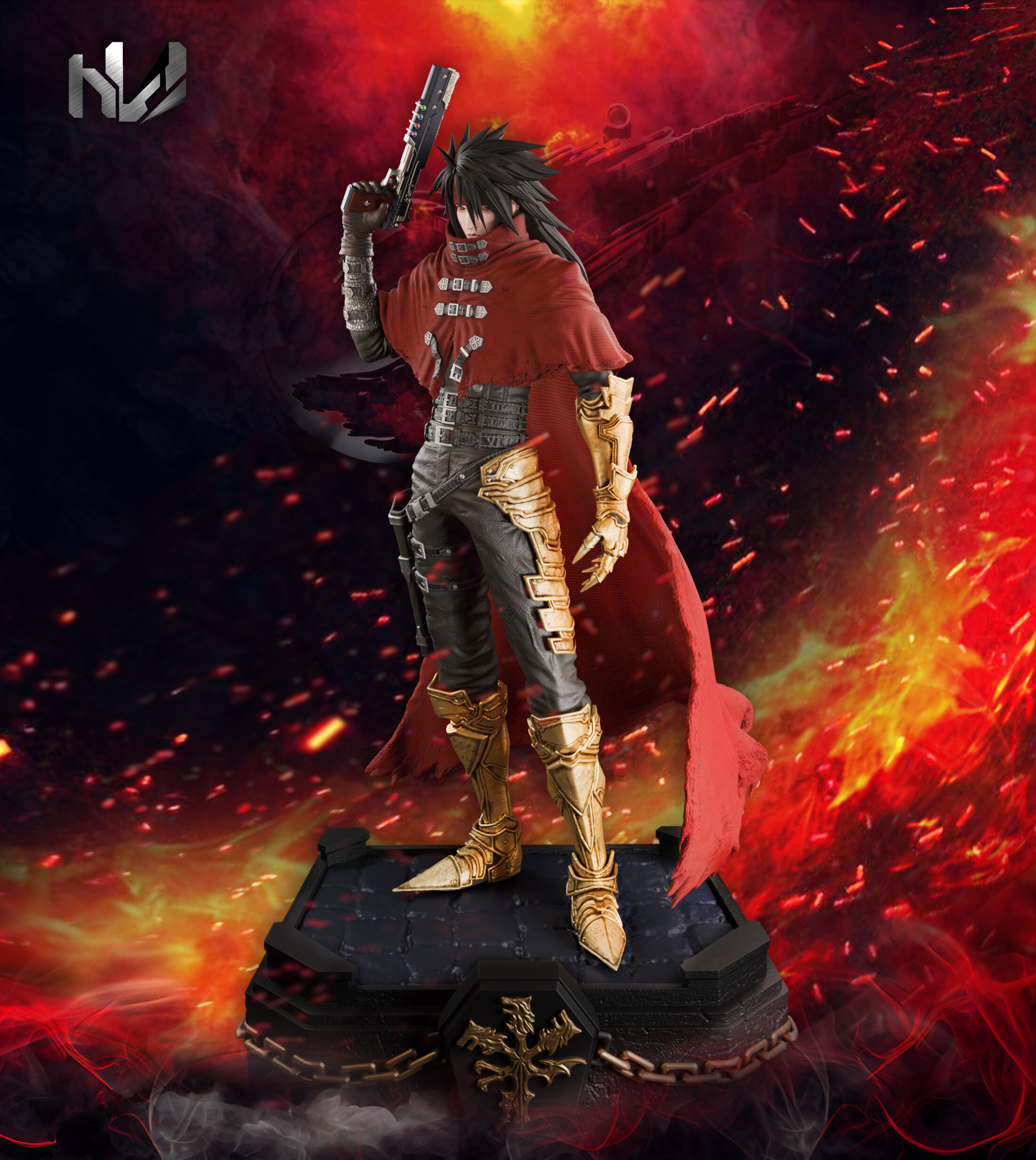 Vincent Valentine STL - Final Fantasy 7 Rebirth 3D print model_1