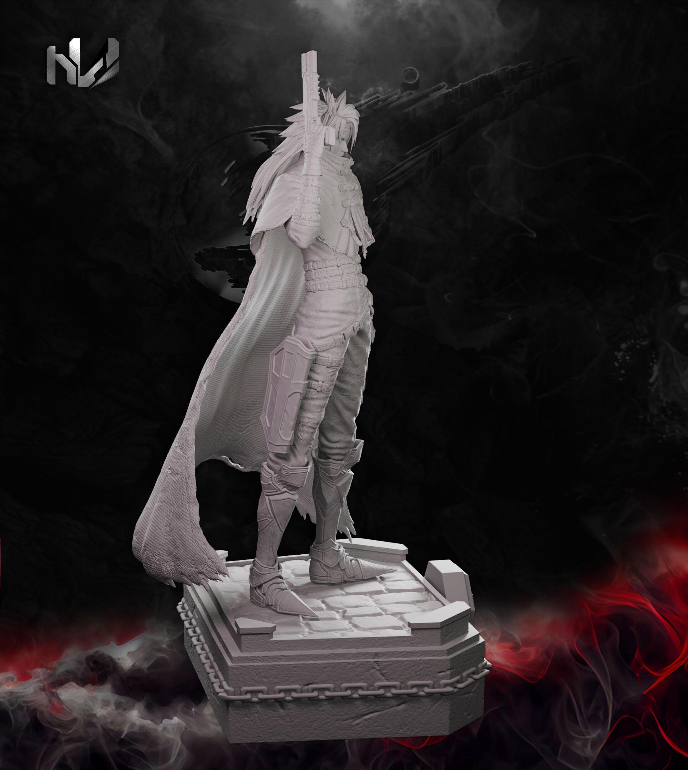 Vincent Valentine STL - Final Fantasy 7 Rebirth 3D print model_9