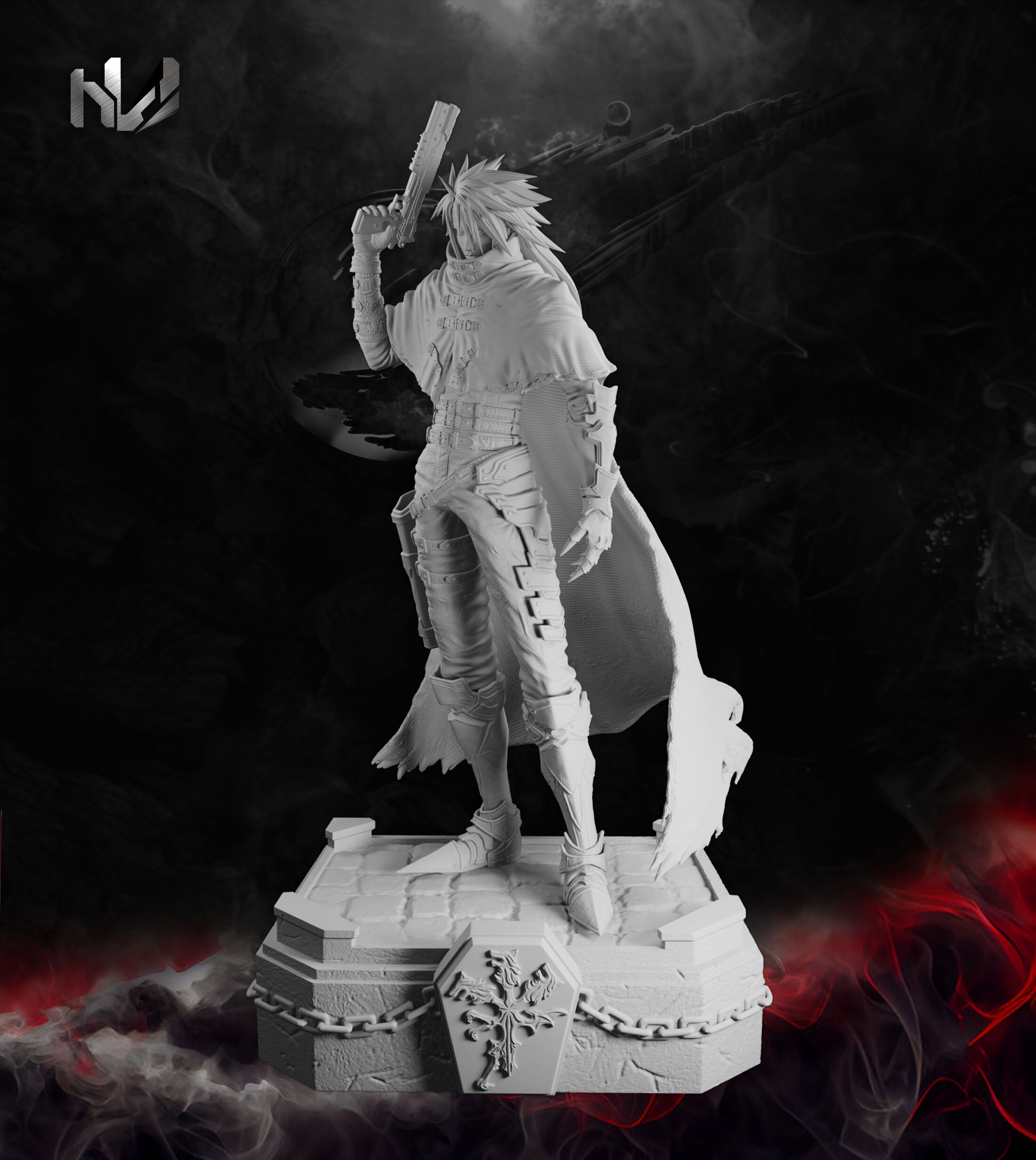 Vincent Valentine STL - Final Fantasy 7 Rebirth 3D print model_8