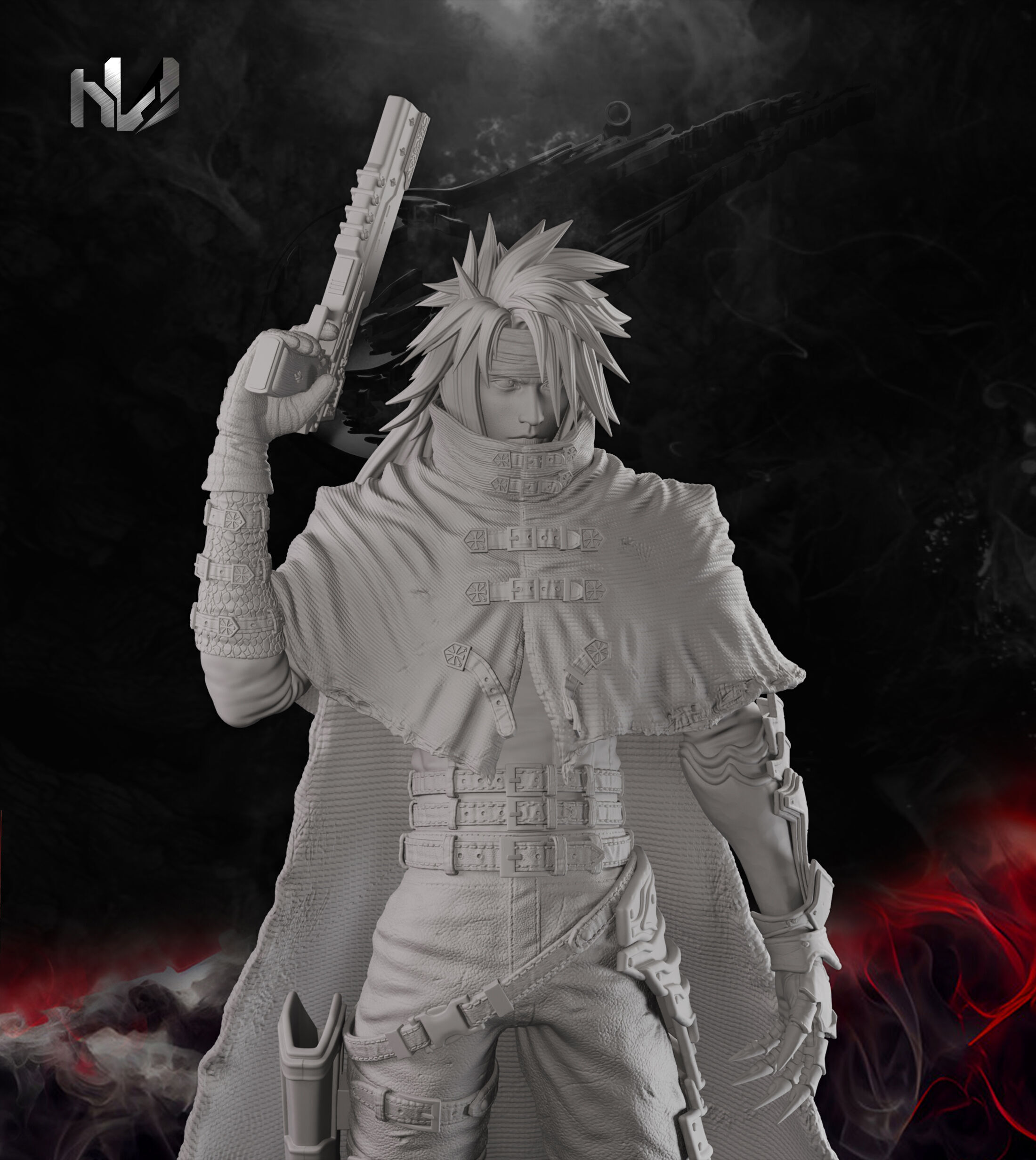 Vincent Valentine STL - Final Fantasy 7 Rebirth 3D print model_6