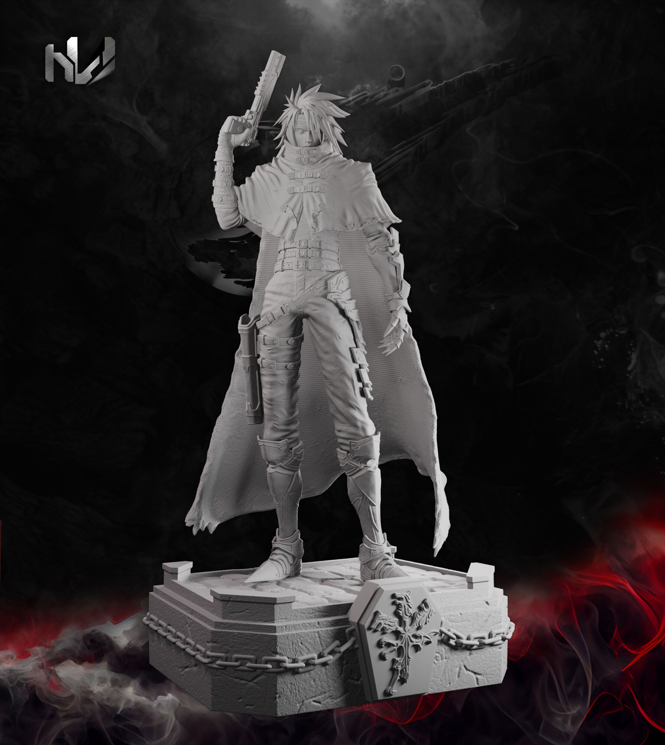 Vincent Valentine STL - Final Fantasy 7 Rebirth 3D print model_7