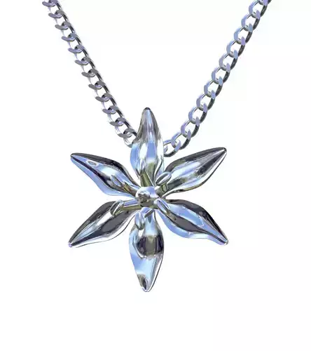 Flower pendant castable