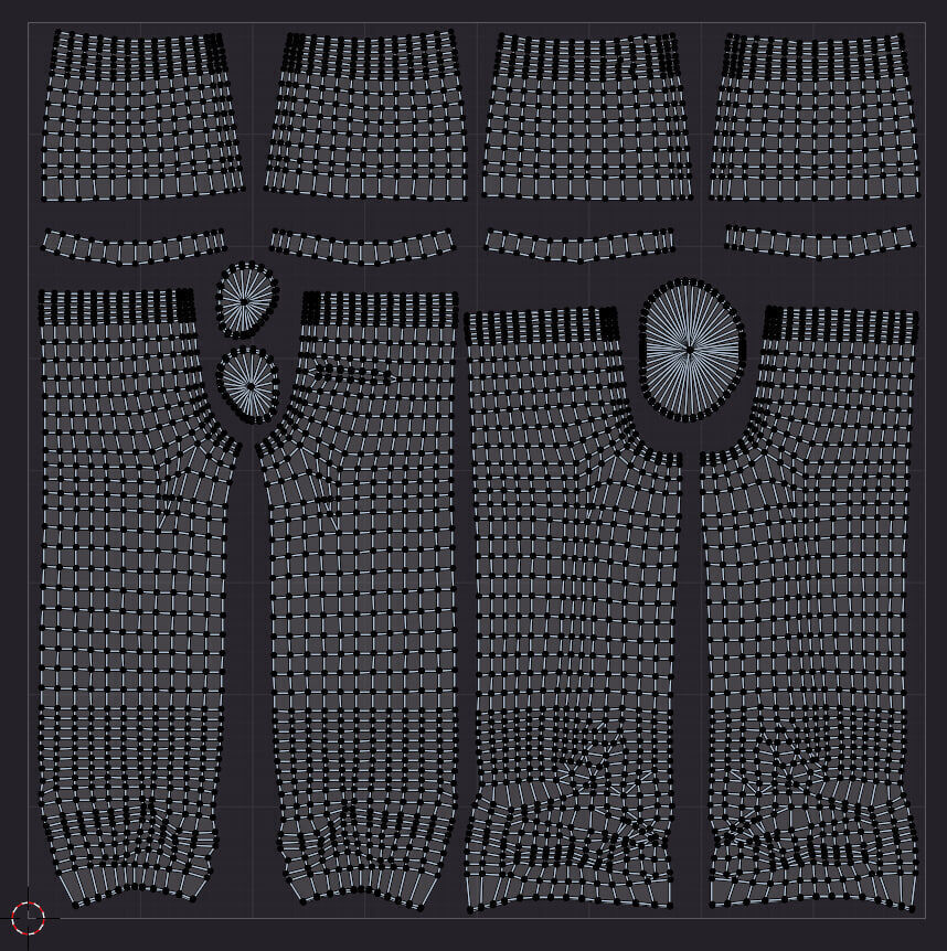 balenciaga pants game ready model Low-poly 3D model_4