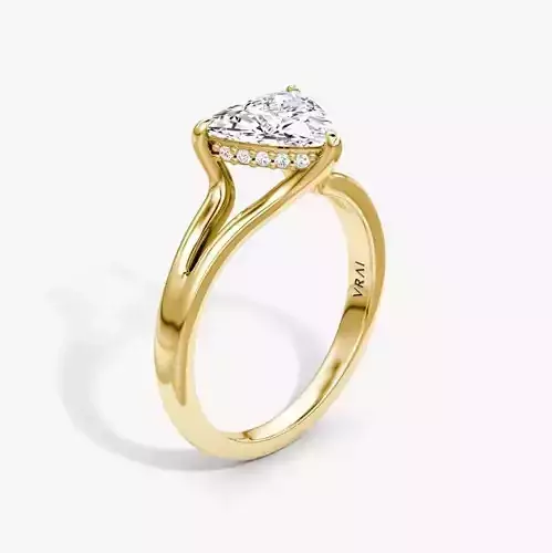 Split Band Engagement Ring 06