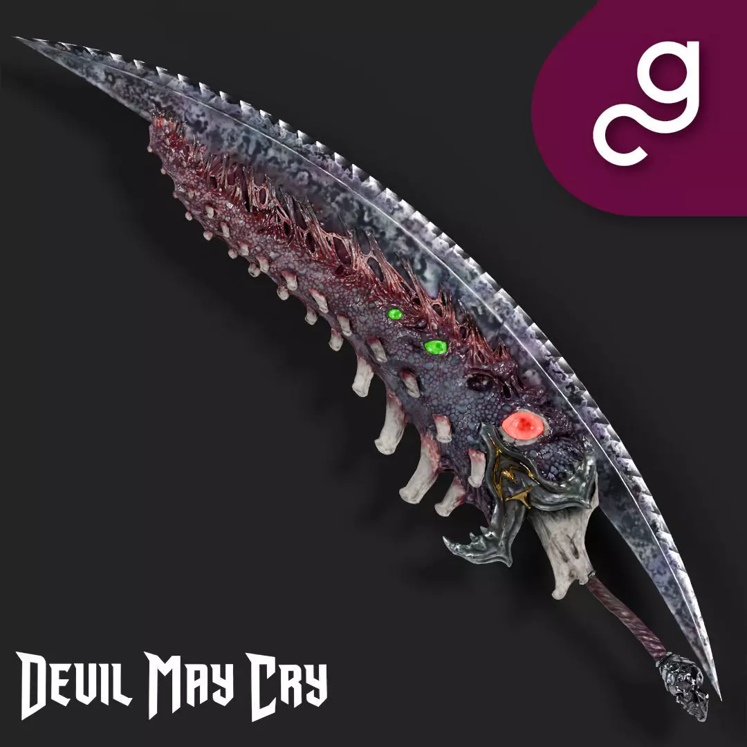 Sparda Sword Devil May Cry 3D print model_0