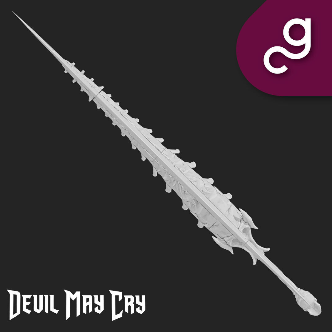 Sparda Sword Devil May Cry 3D print model_4