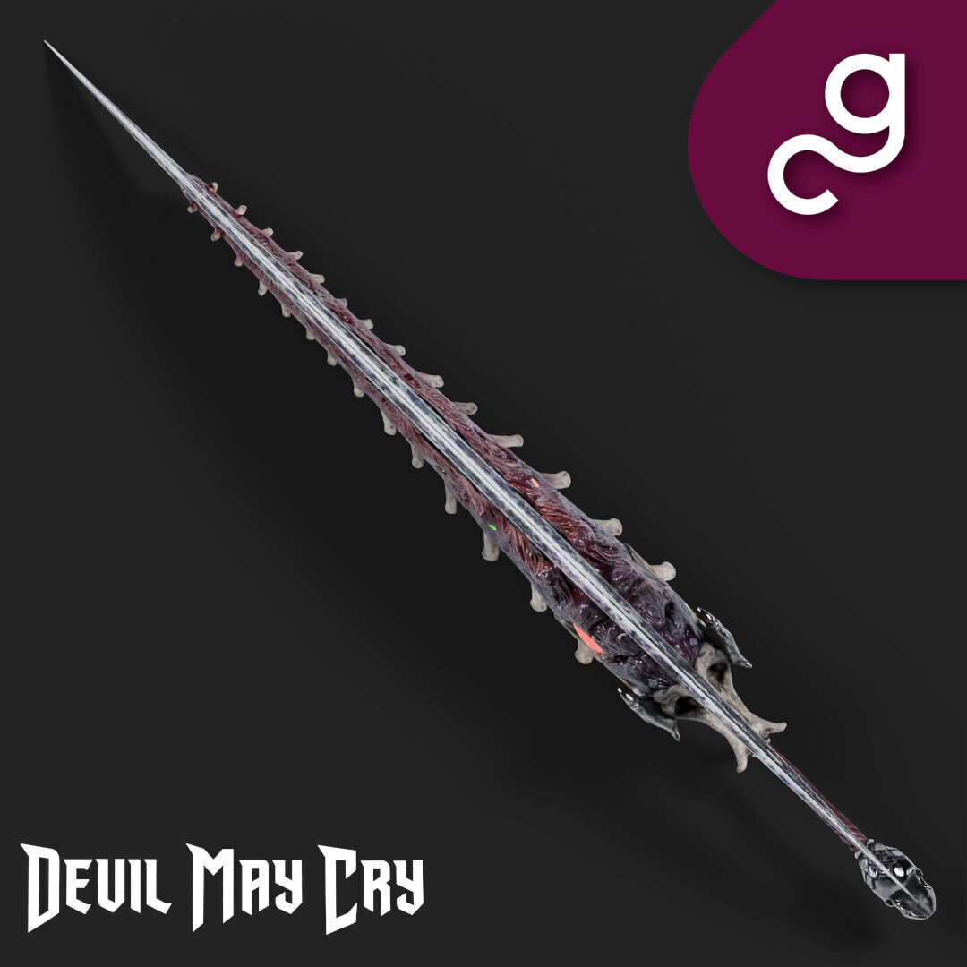 Sparda Sword Devil May Cry 3D print model_3