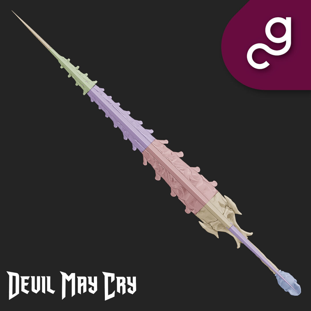 Sparda Sword Devil May Cry 3D print model_5