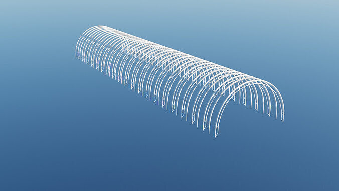 Archway Rings Free low-poly 3D model