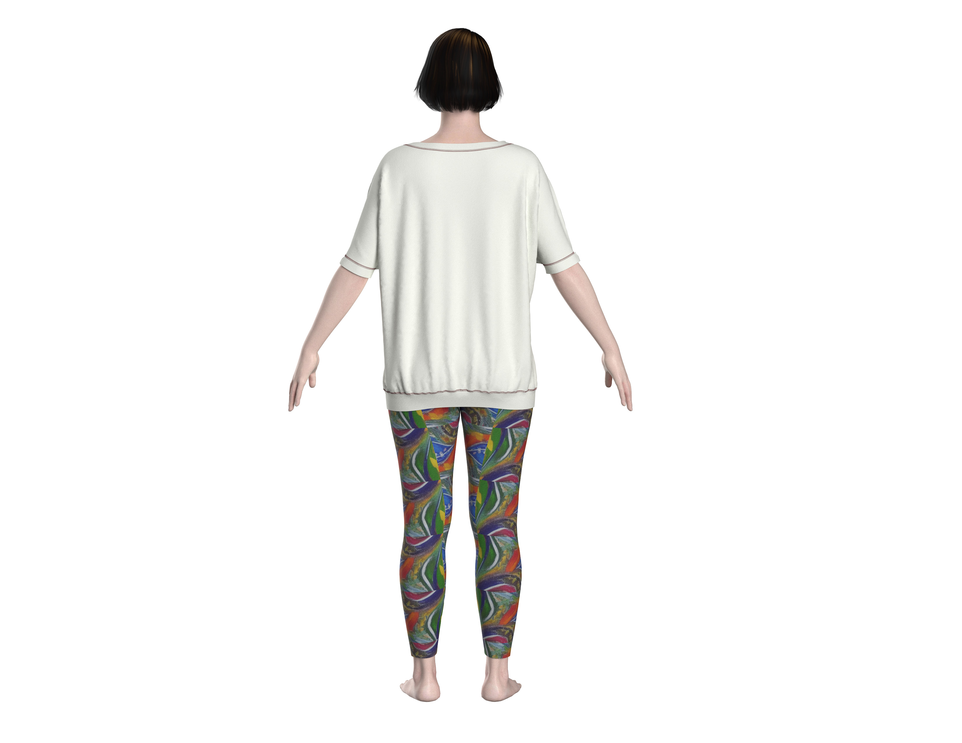 73 t-shirt for women 3D print model_1