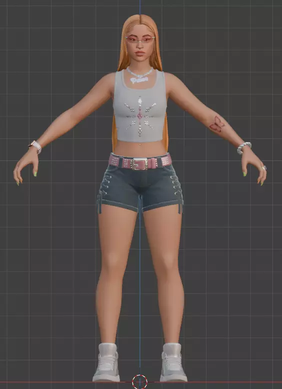 Ice Spice 3d model fortnite 3D model