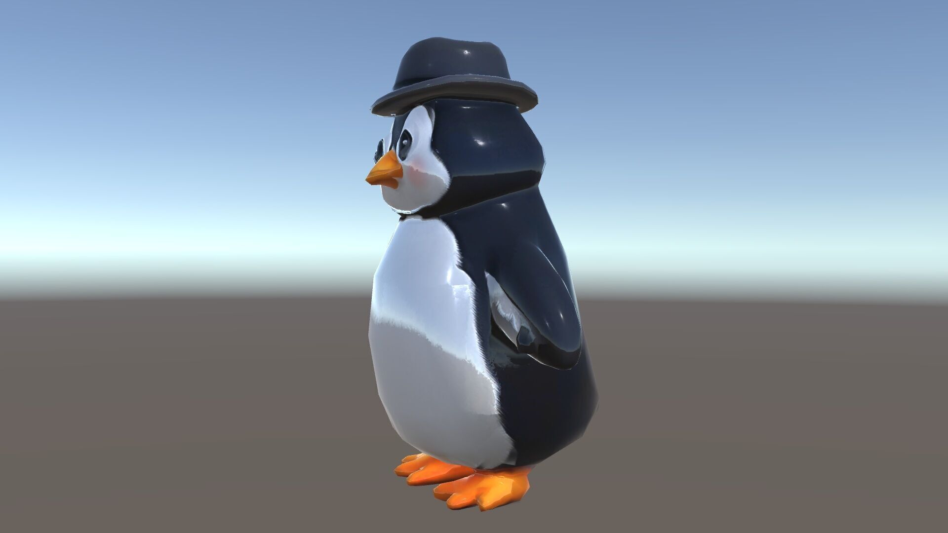 Charming Penguin Character Model Pack Low-poly 3D model_7