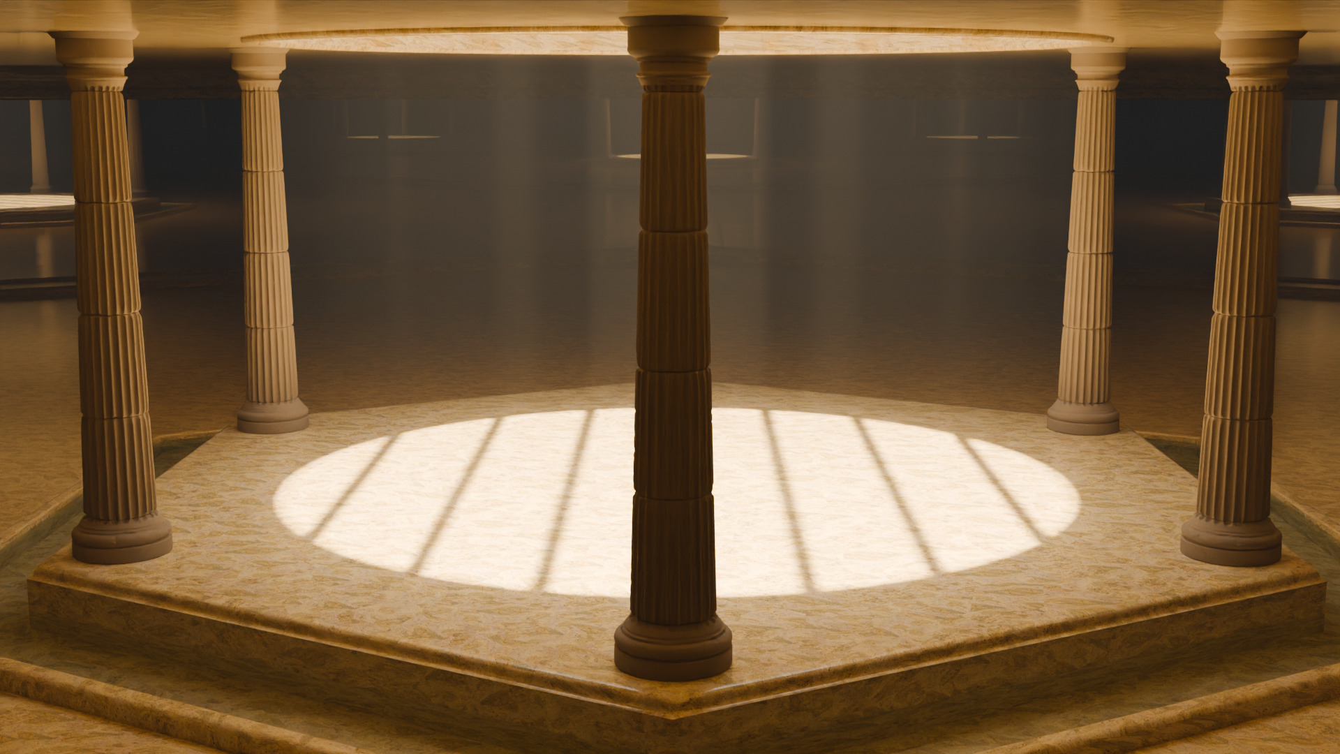 Roman Palace 3D model_4