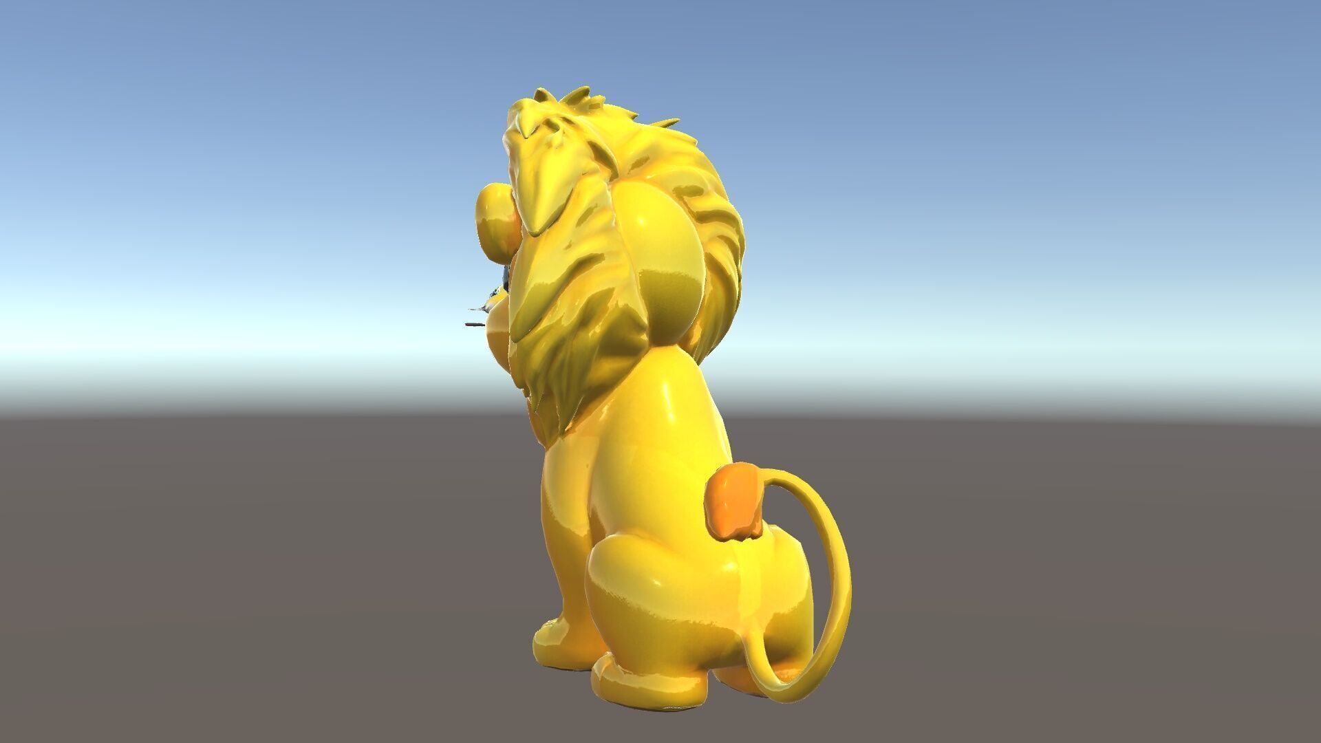 Stylized Cartoon Lion Model Pack Low-poly 3D model_30