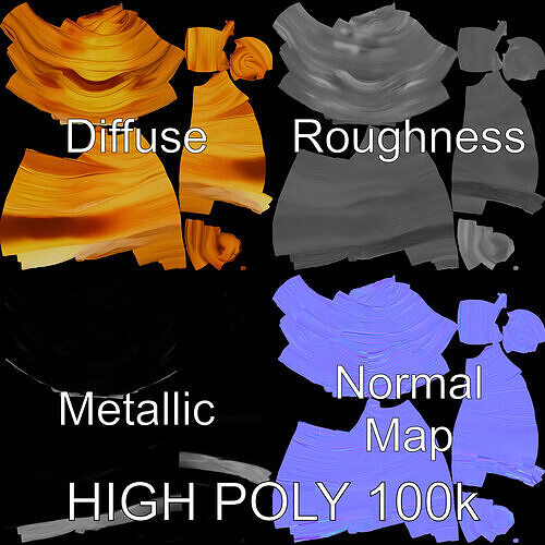 Croissant Model Pack for D Rendering and Game Design Low-poly 3D model 2