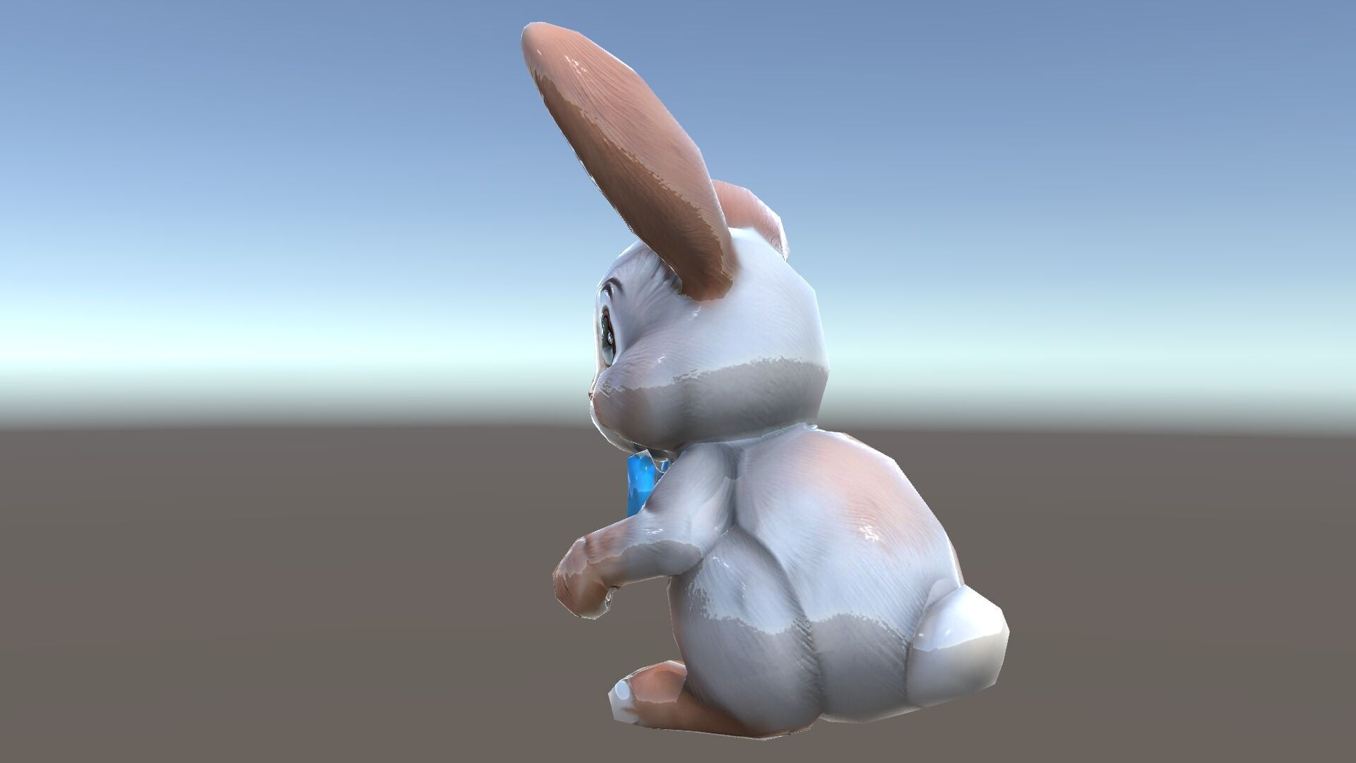 Animated Bunny with Bow Tie Model Pack Low-poly 3D model_31