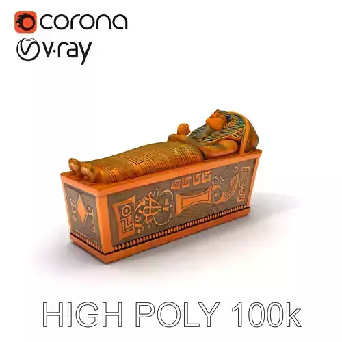Ancient Egyptian Sarcophagus Model Pack for D Render