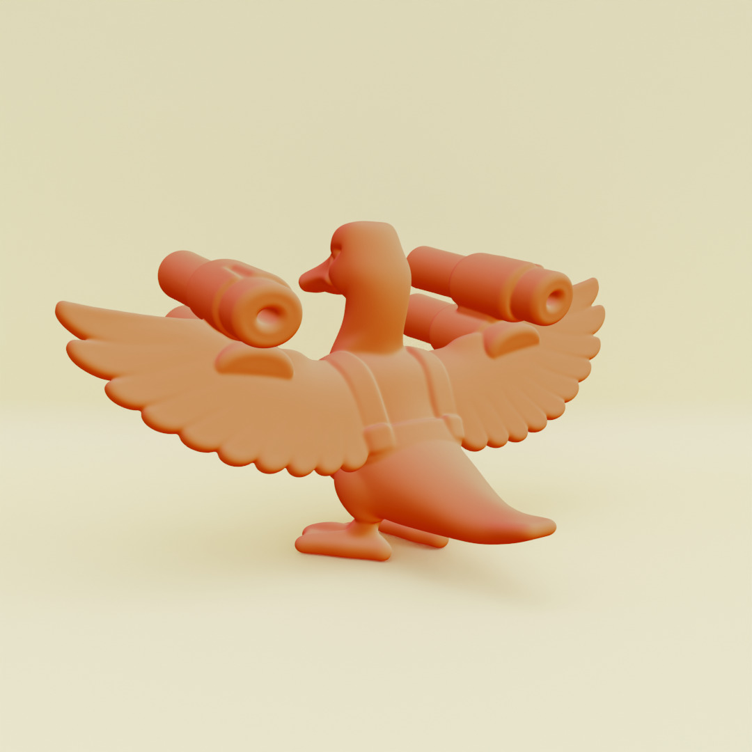 Bombombini Gusini Italian brainrot Printable 3D print model_2