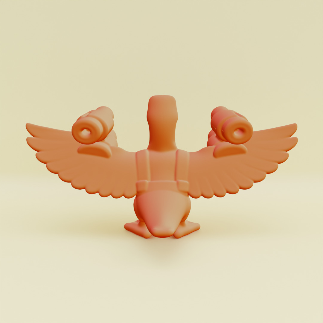 Bombombini Gusini Italian brainrot Printable 3D print model_3