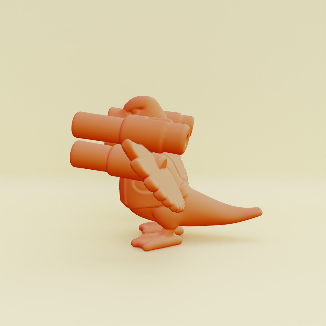 Bombombini Gusini Italian brainrot Printable 3D print model_20