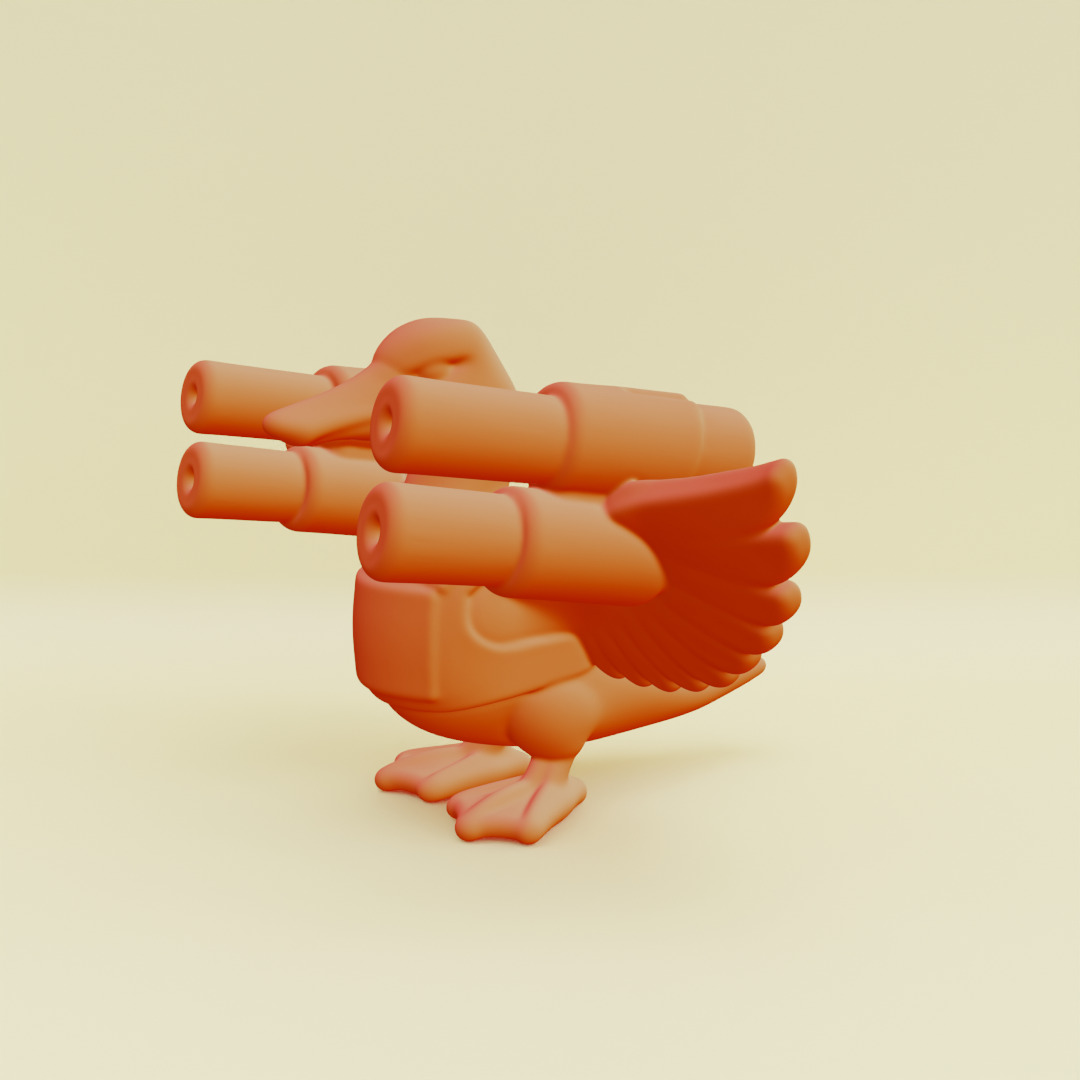 Bombombini Gusini Italian brainrot Printable 3D print model_17