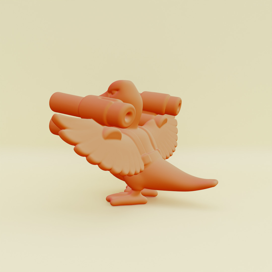 Bombombini Gusini Italian brainrot Printable 3D print model_1