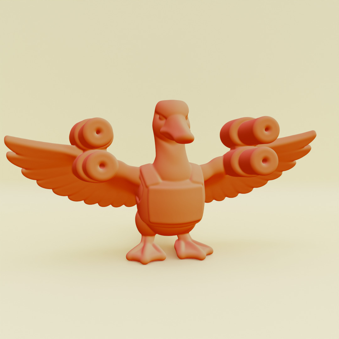 Bombombini Gusini Italian brainrot Printable 3D print model_13