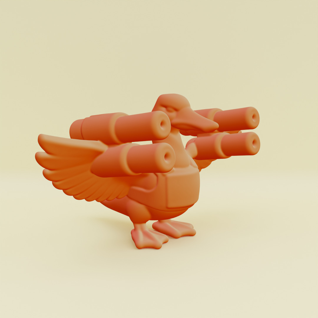 Bombombini Gusini Italian brainrot Printable 3D print model_10