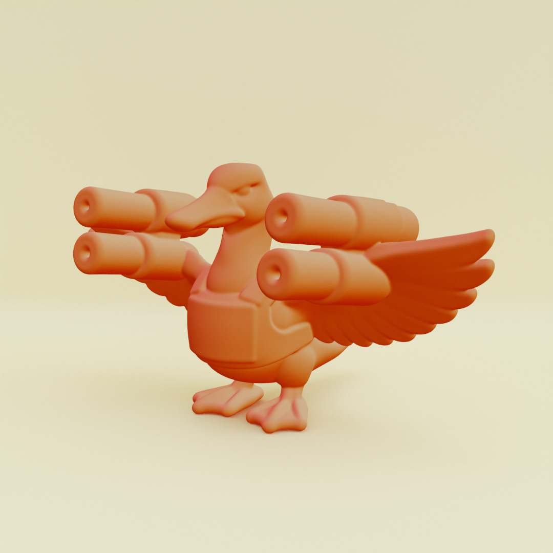 Bombombini Gusini Italian brainrot Printable 3D print model_15