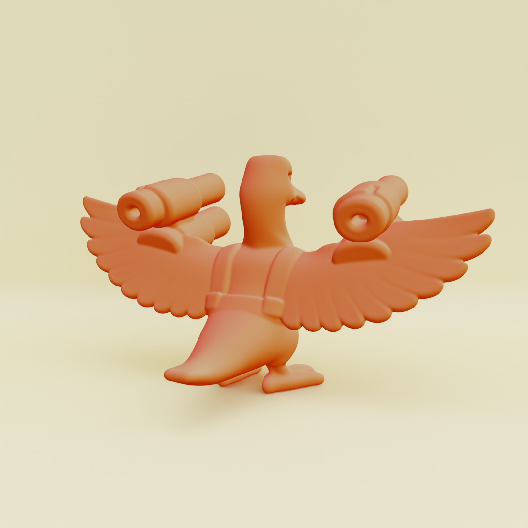 Bombombini Gusini Italian brainrot Printable 3D print model_4